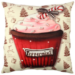Aberto Design Cojín Multicolor 43 x 43 cm con Relleno de Silicona